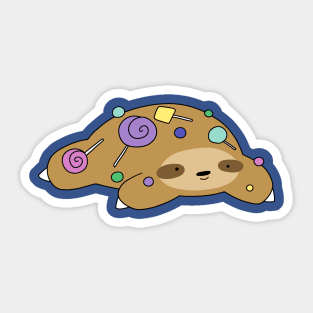 Candy Sloth Sticker